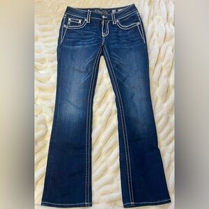 Miss Me Dark Blue Flare Jeans